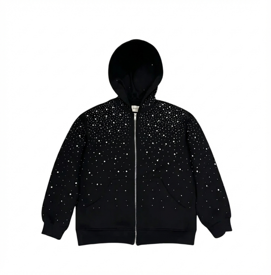 American Gothic Vintage Hoodie Zipper Sweatshirts High Street Fashion Trend Jackets 2025 Spring Autumn New Black Coat Women